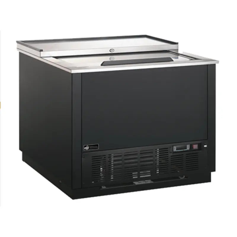 EFI FGF-36-VCX Commercial 1-Sliding Door Glass Froster for Optimal Beverage Chilling