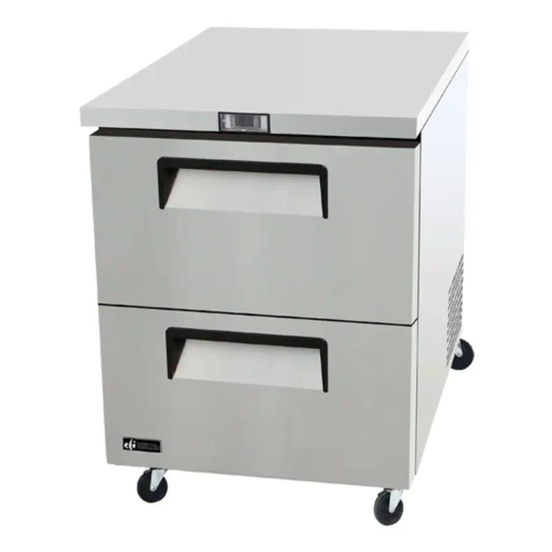 EFI FUDW2-27VC Stainless Steel Undercounter Commercial Freezer with DrawersToronto Commercial Refrigeration