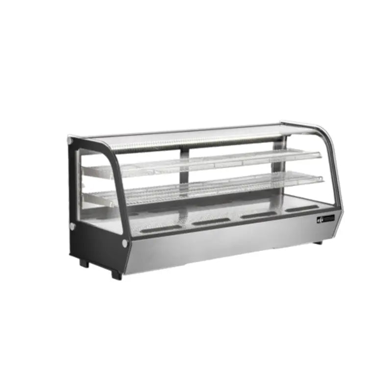 EFI Versa Display CGCM-CT-6027 Countertop Curved Glass Refrigerated Display Case