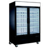 EFI X-Line 54-inch Glass 2-Door Black Commercial Display FreezerToronto Commercial Refrigeration